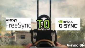 Enabling G-Sync on a FreeSync monitor | G-Sync On vs G-Sync Off comparison (MSI G241)