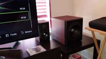 Edifier S 350 Db Bluetooth Review. Please note subwoofer was not placed on floor for looks. C notes