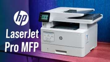 Trên tay máy in HP LaserJet Pro MFP 4103fdw