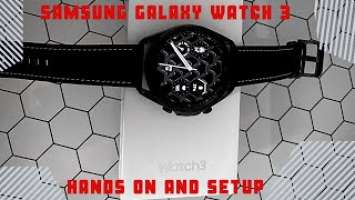 Samsung Galaxy Watch 3 Unboxing and Setup