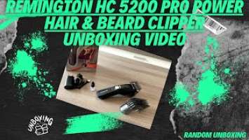 Remington HC 5200 Pro Power Hair & Beard Clipper - Unboxing Video