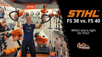 Stihl FS 38 vs. FS 40 Trimmer— What's the Difference??