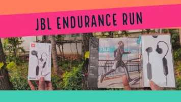 JBL ENDURANCE RUN BLUETOOTH EARPHONES UNBOXING &  QUICK LOOK( Amazon)