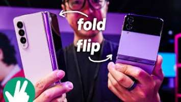 Samsung Galaxy Z Flip 4 and Z Fold 4 First Look: More of a good thing