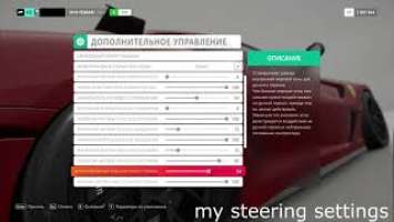 My steering settings FORZA HORIZON 4/ Мои настройки руля THRUSTMASTER TMX Force Feedback Pro