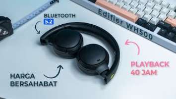 Headphone Wireless nyaman, baterai panjang harga bersahabat (Review Edifier WH500) (eng subt)