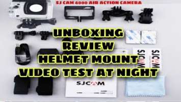 SJCAM | SJ4000 AIR UNBOXING AND REVIEW | HOW TO MOUNT YOUR ACTION CAMERA ON HELMET