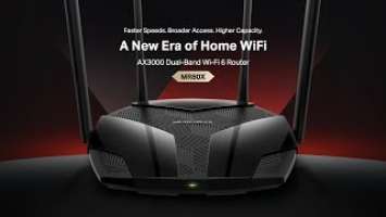 Mercusys MR80X WiFi 6 Dual-Band AX3000 WiFi 6 Router