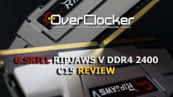 G Skill RipJawsV 2400 C15 DDR4 Kit Review (2400 to 3800 on a budget)