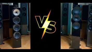 SOUND BATTLE!!! B&W 702 S2 vs KEF R7 (4K HD Audio) And the winner is?