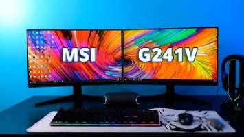 MSI Optix G241V 24 inch Gaming Monitor Review