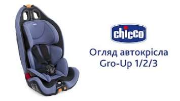 Автокрісло Chicco Gro-Up (групи 1/2/3)