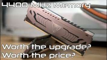 Should you upgrade to 4400MHz memory? - Patriot Viper Steel Series Review