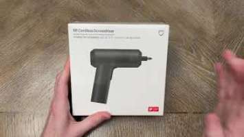 Xiaomi Cordless Screwdriver Unboxing - Build IKEA Furniture FASTER