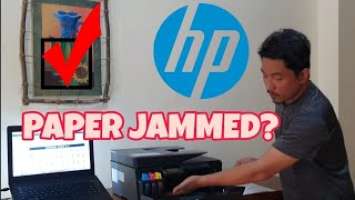 HP Smart tank 615 , 515 and 519 Paper Jammed SOLVED DIY and very Easy