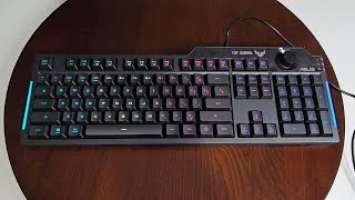 ASUS TUF Gaming K1 Keyboard Unboxing & Review