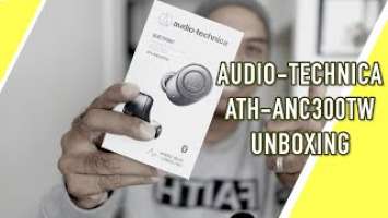 Unboxing Audio-Technica ATH-ANC300TW Wireless Bluetooth Earphones