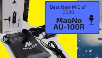 I have found my new MIC!!!. (MAONO AU100R Rechargeable Omnidirectional Condenser Clip-on Mic)