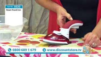 Steam Travel Iron | Item No. 5020 | Discount Store TV