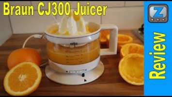 Braun CJ300 Citrus Press Juicer Review and Demo