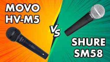 MOVO HV-M5 Dynamic Microphone Review (and Shure SM58 Comparison)