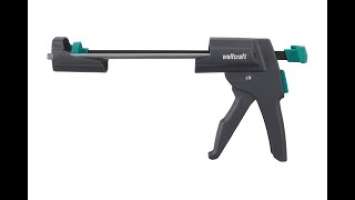 Wolfcraft MG 600 PRO - pistol mecanic pentru cartuşe de silicon/adeziv 4356000