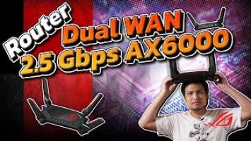 รีวิว ROG Rapture GT-AX6000 - ตัวเดียวจบ Gaming, เน็ตแรง, พอร์ต 2.5G มีให้