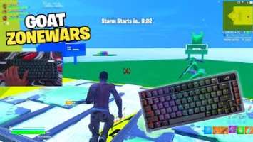 ASUS ROG Azoth ASMR  Red Switches Chill Keyboard Fortnite Goat ZoneWars Gameplay