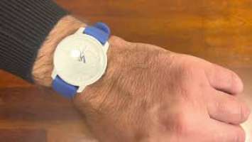 Withings Scanwatch All Colors On Hand Plus Move Compared to Apple Watch 45mm Size