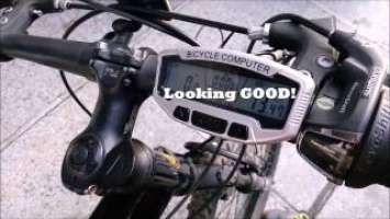 AVON Monty Cycle with SunDing Speedometer | SD 558A (Installation Shown)