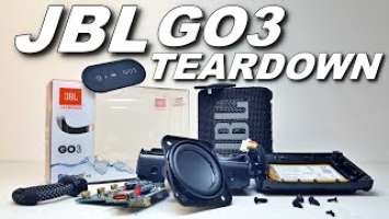 JBL GO 3 COMPLETE TEARDOWN