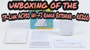 TP-Link AC750 Wi-FI Range Extender - RE200 (UNBOXING)