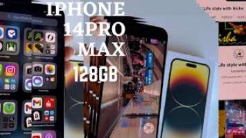 Unboxing of Apple iPhone 14Pro Max Gold 128GB Vlog 2022