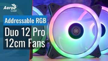 AeroCool Duo 12 Pro - How to Control the Addressable RGB with Your Motherboard