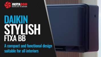 Daikin STYLISH FTXA BB Matt Black Inverter wall mounted air conditioner | Presentation