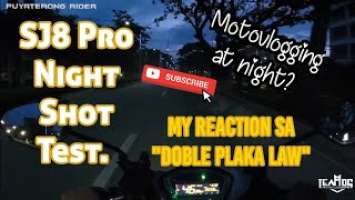 SJ8 Pro Night Test | Gyro Stabilization Test | SJCAM Action Camera | Doble Plaka Reaction | TeaMog