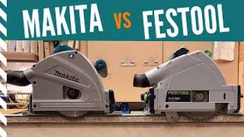 Railsaws: Makita SP6000 vs Festool TS55