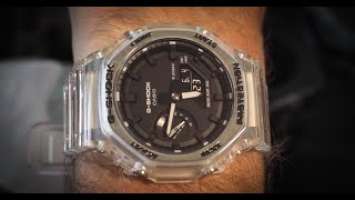 G-Shock GA-2100SKE-7A CasiOak Skeleton | Unboxing