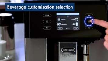 Perfecta DELUXE ESAM460.80 | Description of the control panel