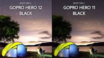 Gopro Hero 12 Black vs Gopro Hero 11 Black | Night Mode Camera Test