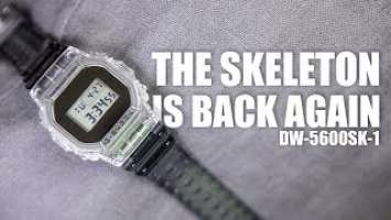 THE SKELETON IS BACK ! G-SHOCK DW-5600SK-1 - UNBOXING & SPEC