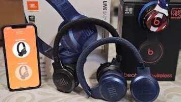 JBL Live 460nc headphones 50 hours play noise cancellation, unboxing