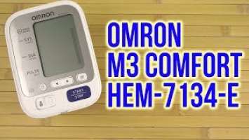 Распаковка OMRON M3 Comfort HEM-7134-E