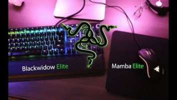 Razer BlackWidow Elite and Mamba Elite ASMR!!