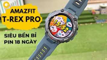 SmartWatch Siêu Bền Bỉ Giá Ngon : Amazfit T-Rex Pro | GPS Xịn Như Garmin Fenix !!