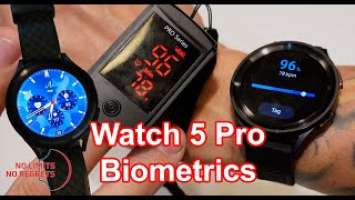 Samsung 5 Watch Pro Setup - Galaxy Watch 5 Pro Biometrics Use & Accuracy