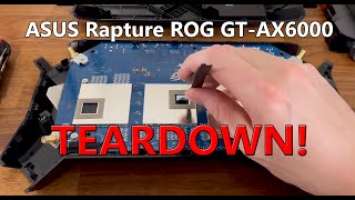 ASUS Rapture ROG GT-AX6000 WiFi 6 Router Teardown