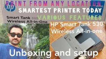 Printer with WIFI!!! Smartest HP SMART TANK 530 wireless!!!! find out how it looks.