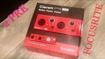 Focusrite Clarett 2Pre USB 10x4 Audio Interface (Studio Interface)