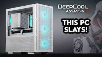 Deepcool Did it AGAIN! | Assassin IV White + CH560 WH Gaming PC Build | Strix RTX 4080, Ryzen 7700X